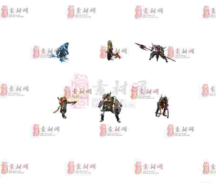 免费怪物素材0407A：11-1