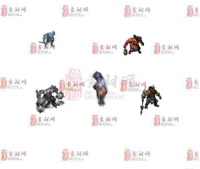 免费怪物素材0407A：36-1