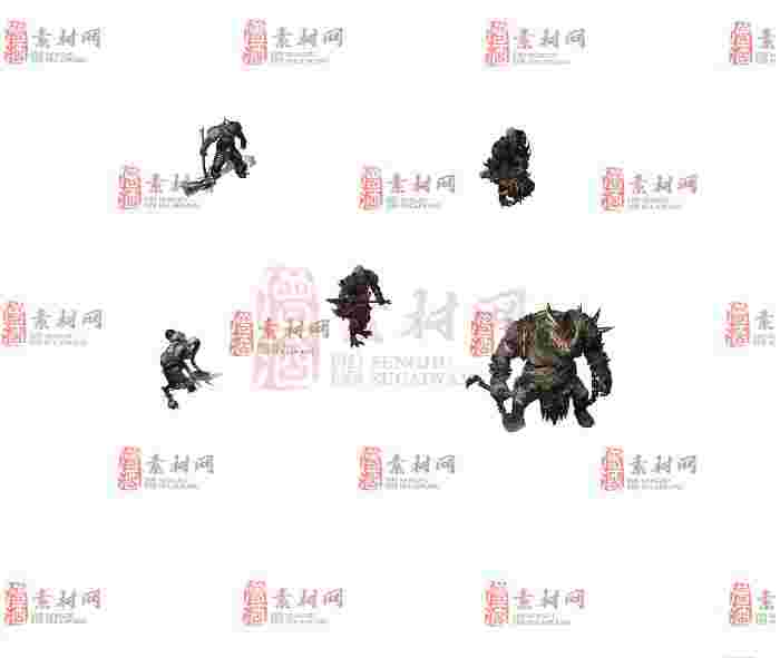 免费怪物素材0407A：46-1