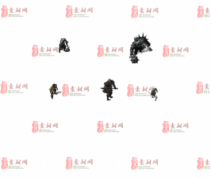 免费怪物素材0407A：60-2