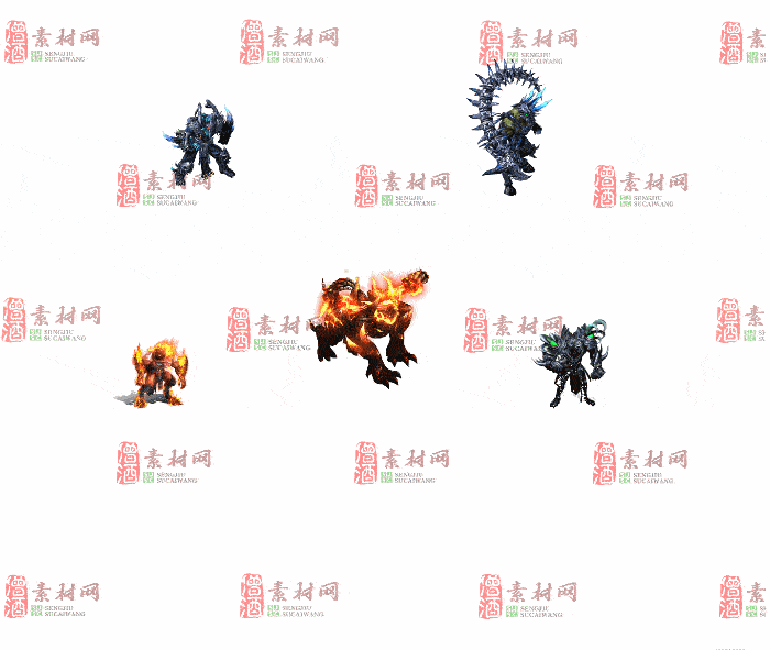 免费怪物素材0407A：70-2