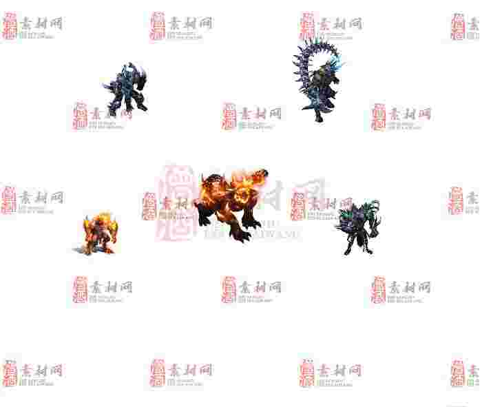免费怪物素材0407A：70-1