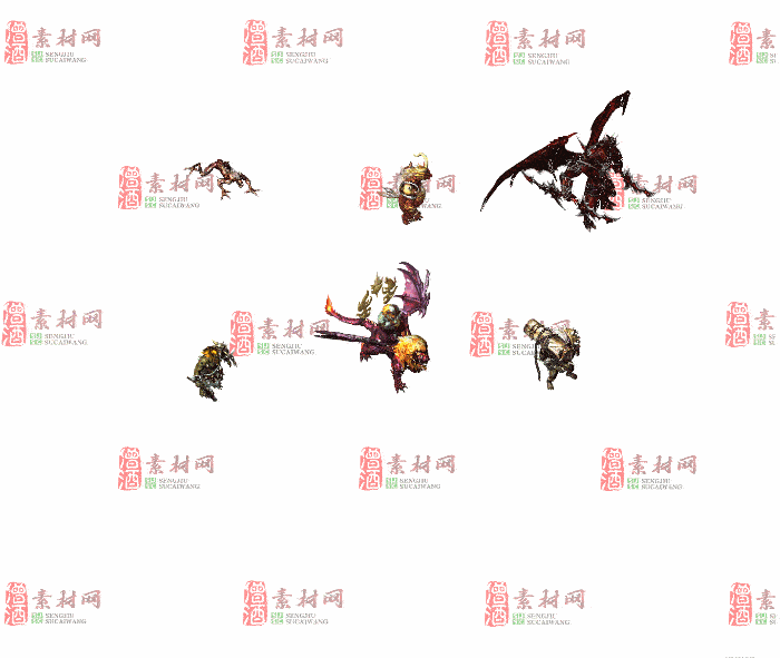 免费怪物素材0407A：86-2