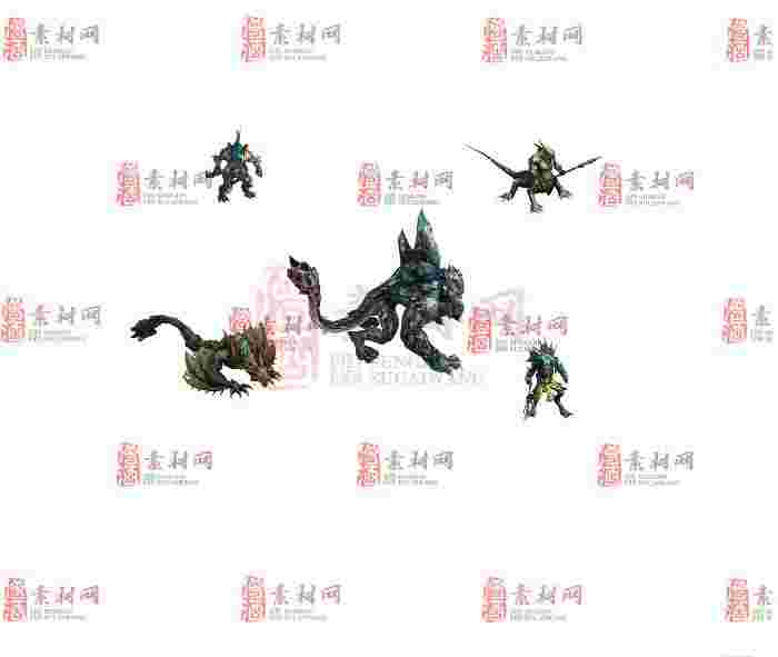 免费怪物素材0407B：7-1