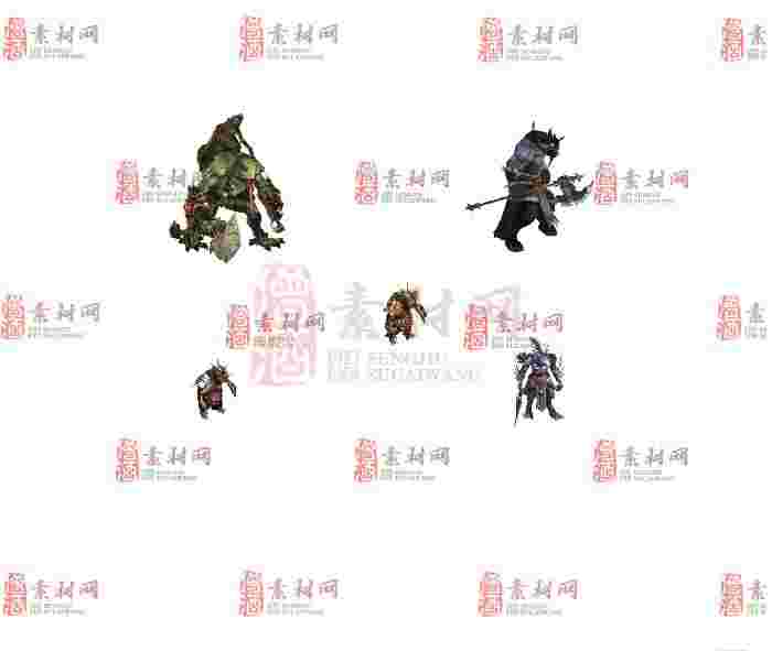 免费怪物素材0407B：9-1