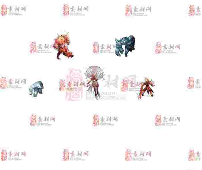 免费怪物素材0407B：37-1
