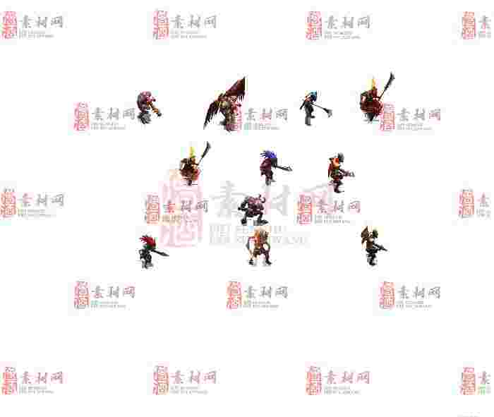 免费怪物素材0407B：48-1