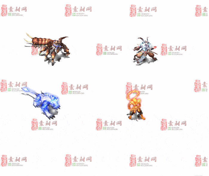 免费怪物素材0407B：54-2