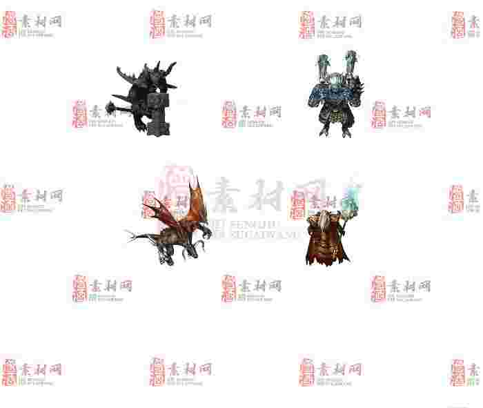 免费怪物素材0407B：72-1
