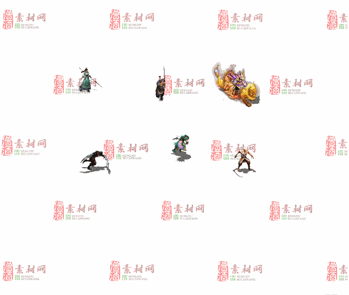 免费怪物素材0407B：80-2