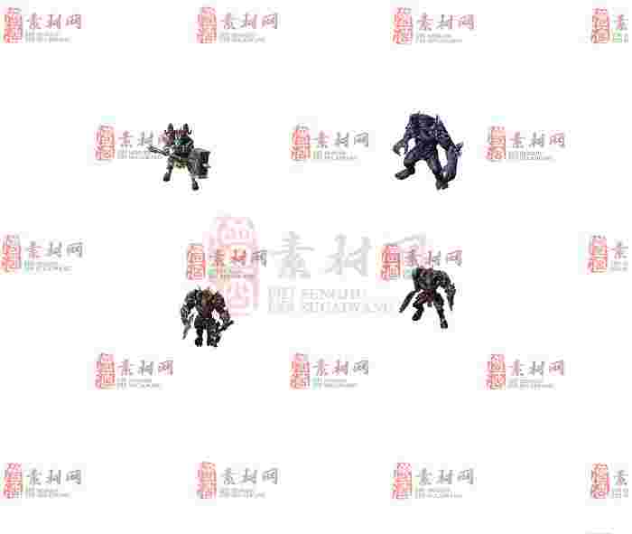 免费怪物素材0407C：3-1