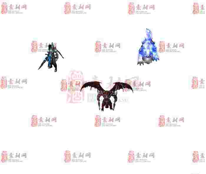 免费怪物素材0407C：10-1