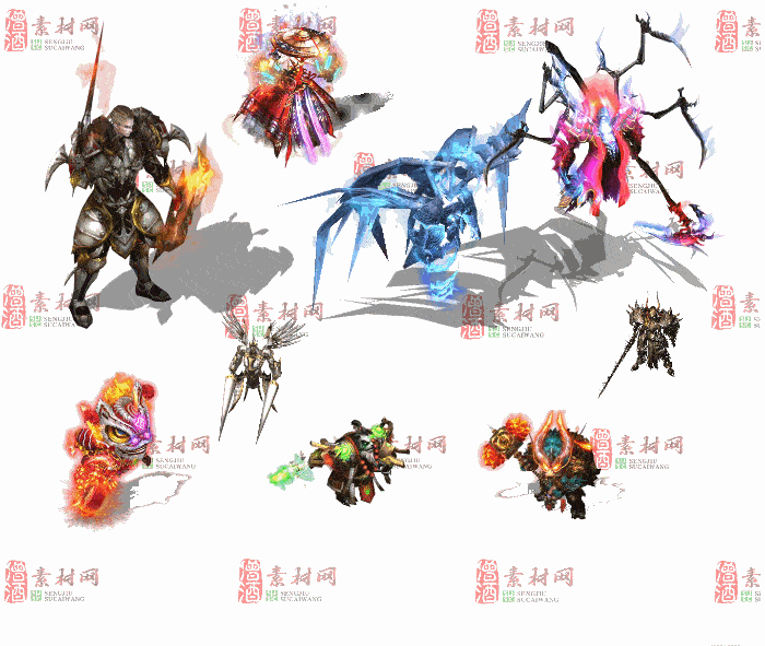 免费怪物素材0407C：11-2