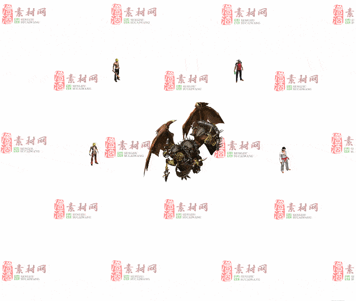 免费怪物素材0407C：13-2