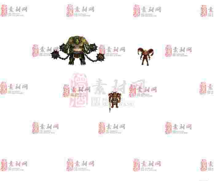 免费怪物素材0407C：30-1