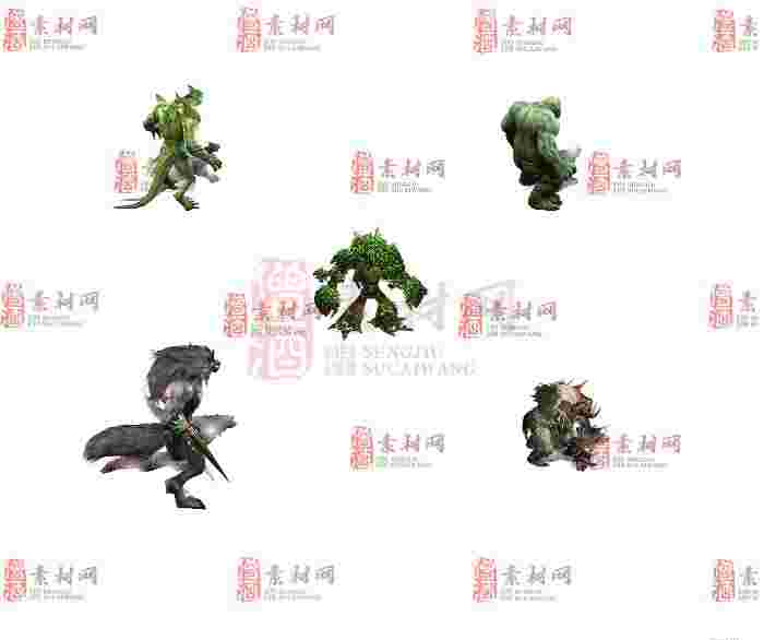 免费怪物素材0411A：10-1