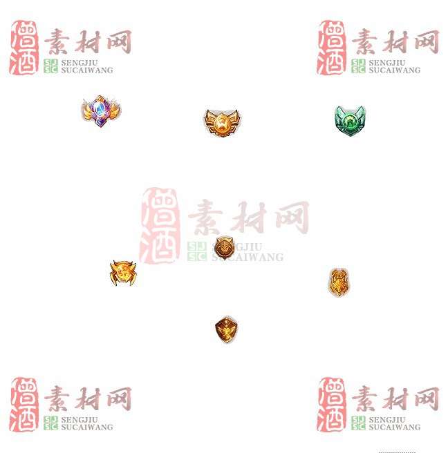 免费法宝盾牌素材20240605A：6-1