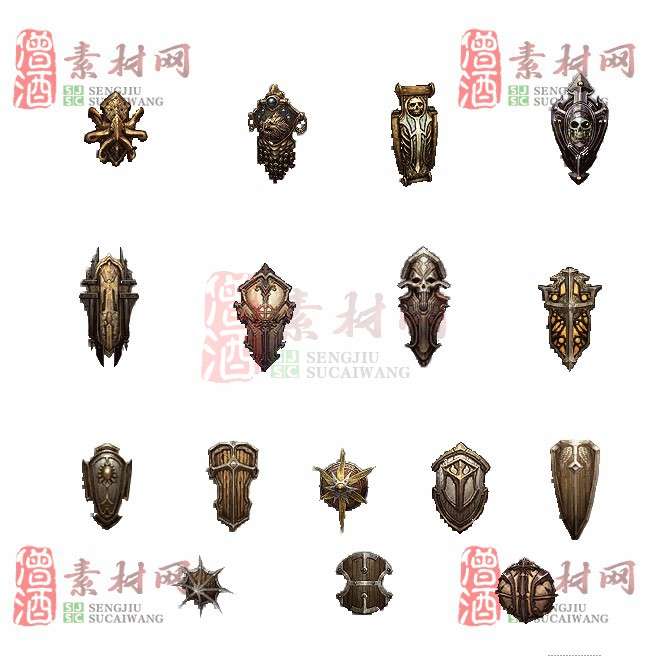 免费法宝盾牌素材20240605A：12-1
