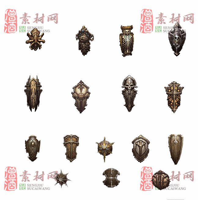 免费法宝盾牌素材20240605A：12-2