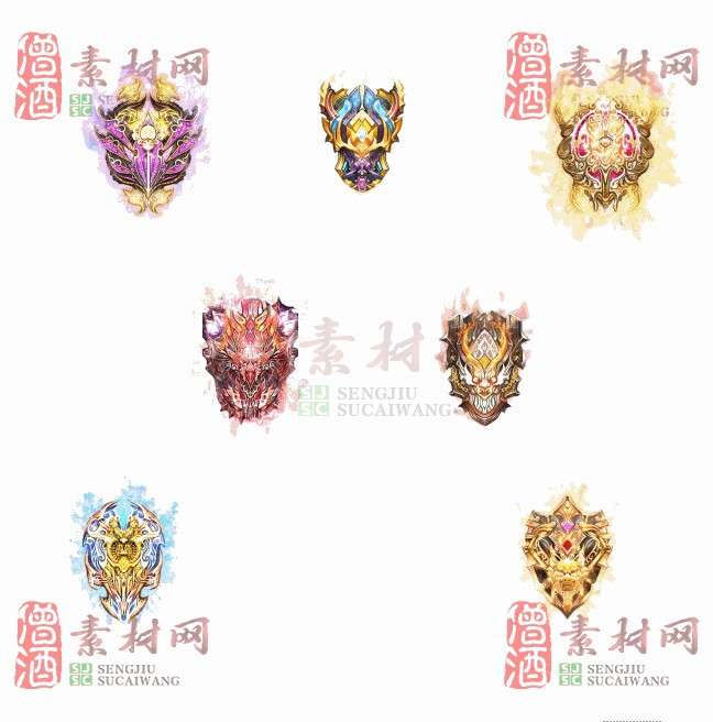 免费法宝盾牌素材20240605A：45-1