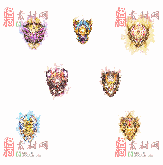 免费法宝盾牌素材20240605A：45-2