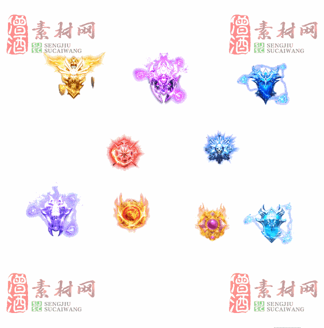 免费法宝盾牌素材20240605A：57-2