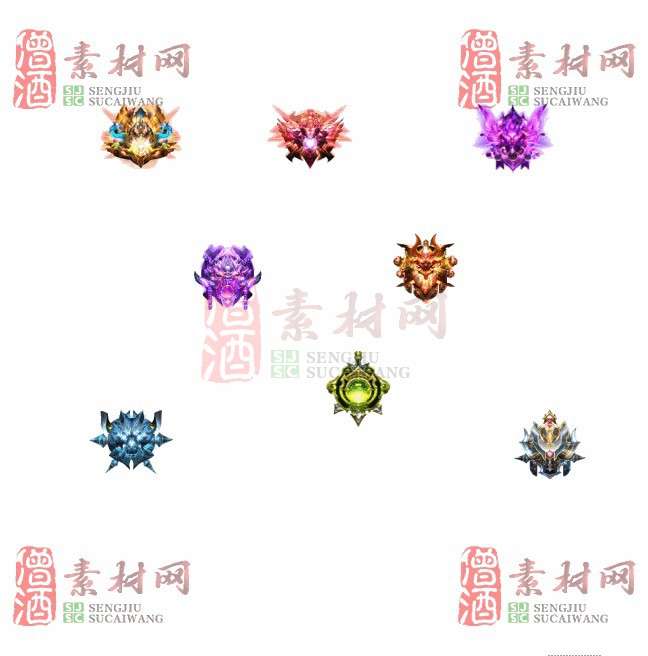 免费法宝盾牌素材20240605A：58-1
