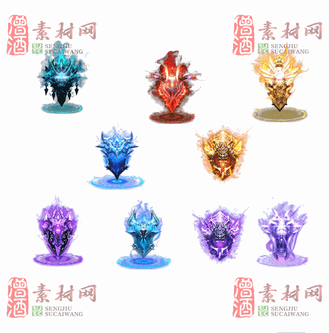 免费法宝盾牌素材20240605A：72-2