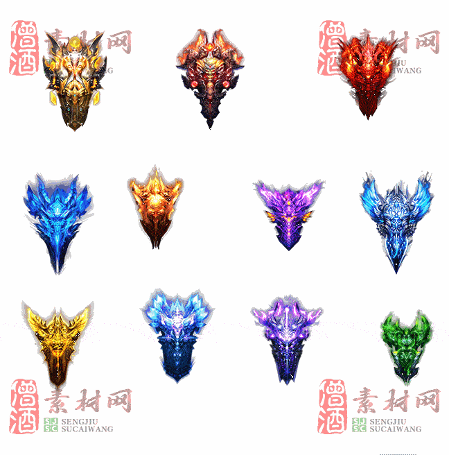 免费法宝盾牌素材20240605A：78-2
