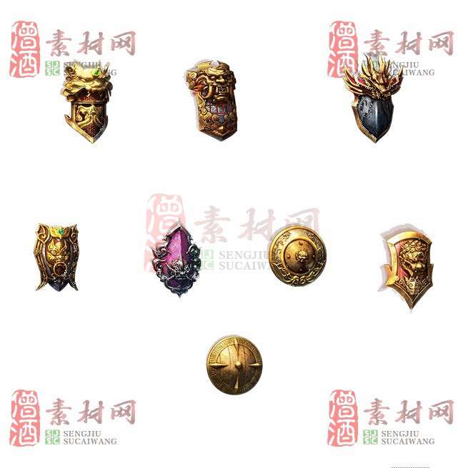 免费法宝盾牌素材20240605A：79-1
