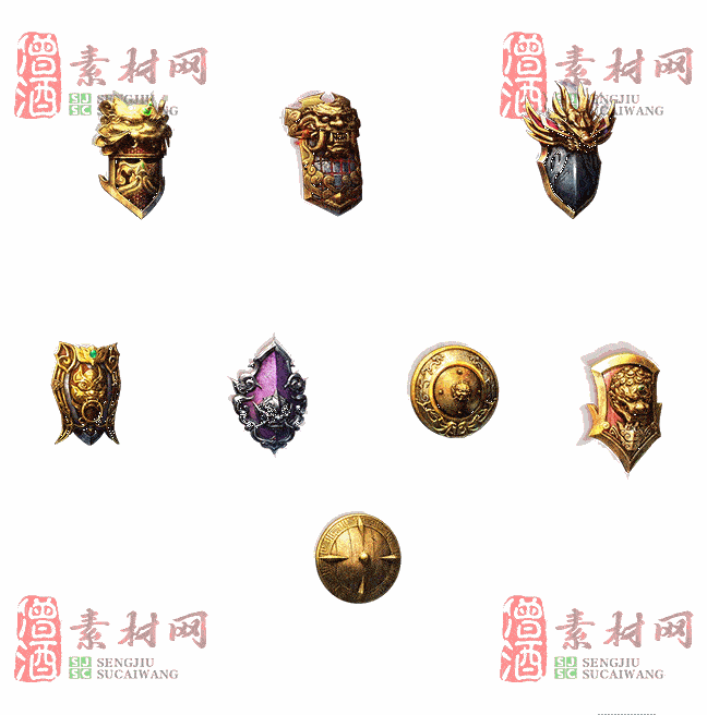 免费法宝盾牌素材20240605A：79-2