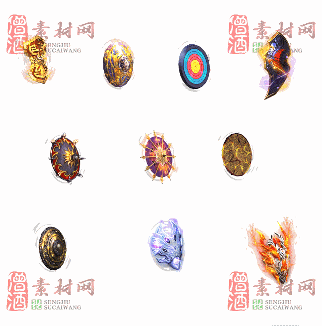 免费法宝盾牌素材20240605A：80-2