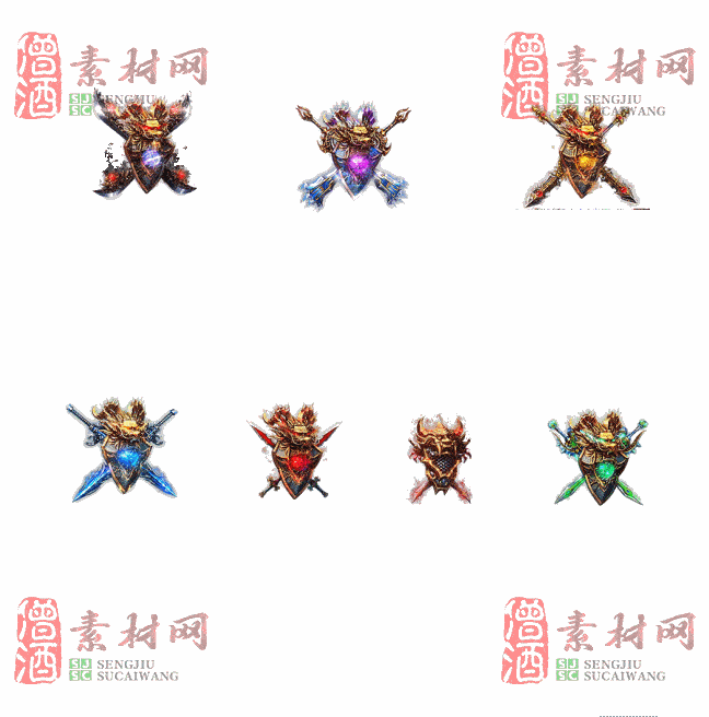 免费法宝盾牌素材20240605A：83-2