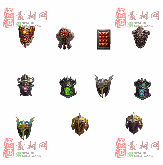 免费盾牌素材20240606A：8-2