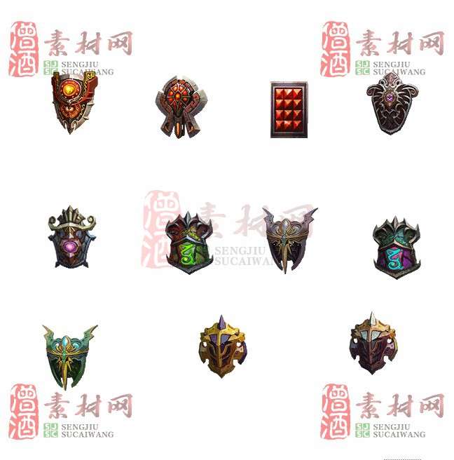 免费盾牌素材20240606A：8-1
