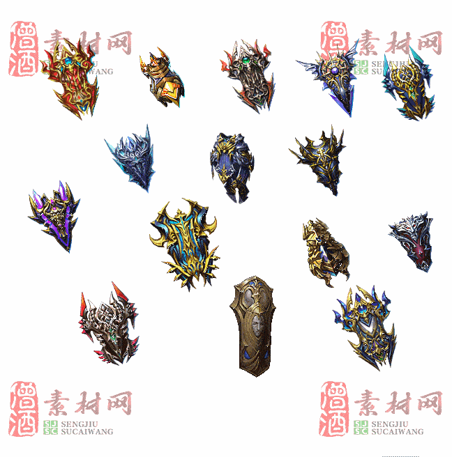 免费盾牌素材20240606A：26-2