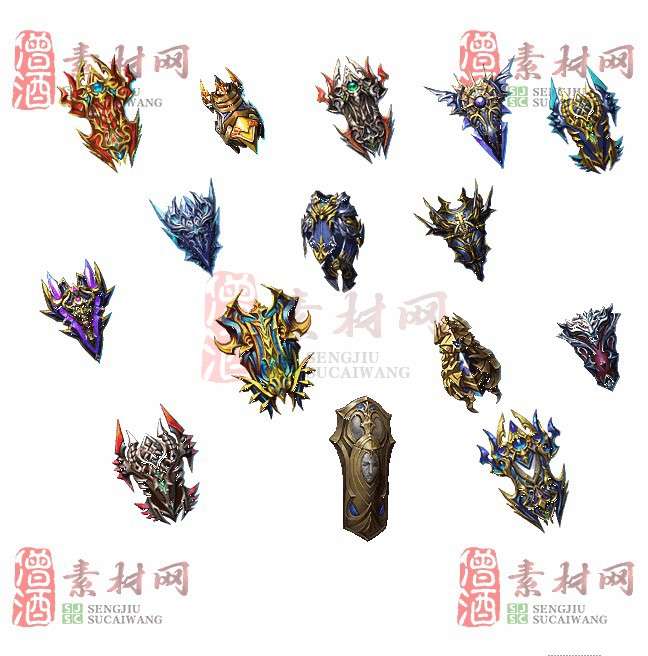 免费盾牌素材20240606A：26-1