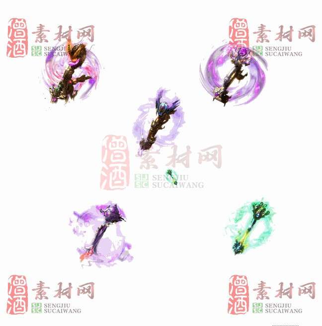 免费特效法宝素材20240607B：3-1