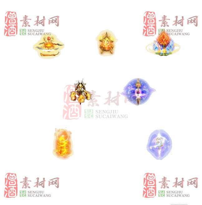 免费特效法宝素材20240607B：78-1