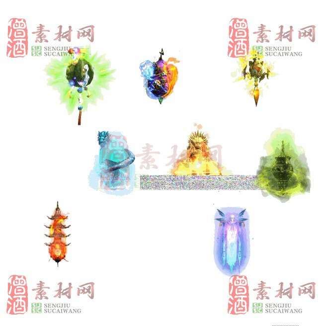 免费特效法宝素材20240607B：92-1