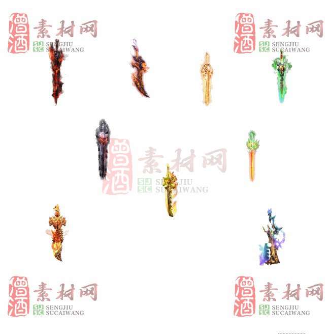 免费特效法宝素材20240608A：3-1