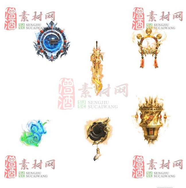免费特效法宝素材20240608A：6-1