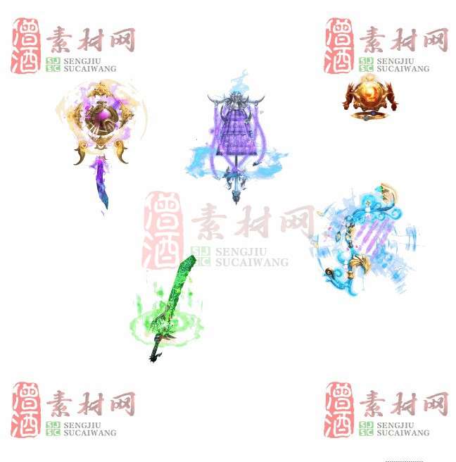 免费特效法宝素材20240608A：7-1