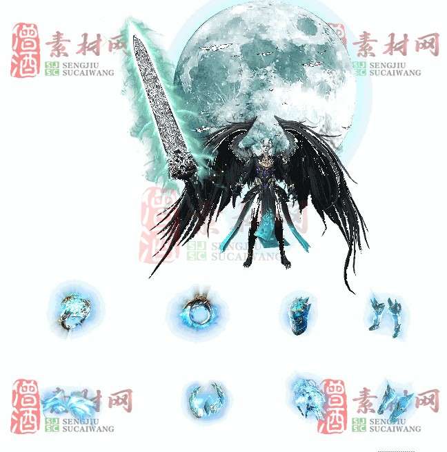 单职业剑甲首饰套装素材20240714A-2