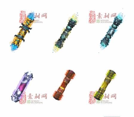 免费传奇盾牌法宝素材编号：20241201B27-1