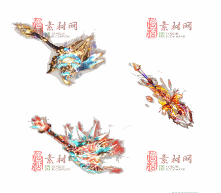 免费传奇盾牌法宝素材编号：20241201B50-1