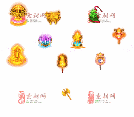 免费传奇盾牌法宝素材编号：20241202A37-1