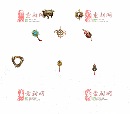 免费传奇盾牌法宝素材编号：20241202A49-1