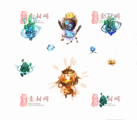 免费传奇盾牌法宝素材编号：20241202B73-1