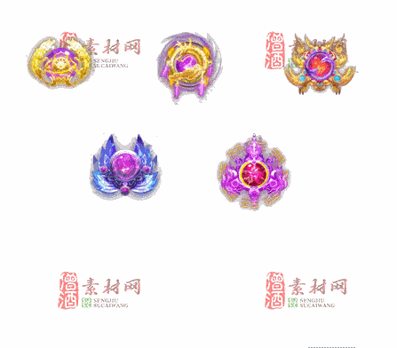 免费传奇盾牌法宝素材编号：20241202B78-1